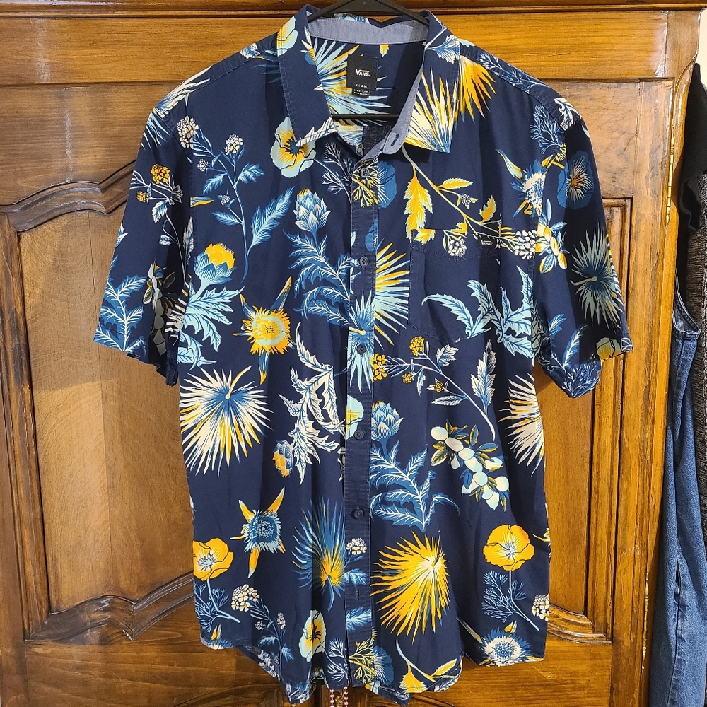 Vans Hawaiian Shirt Size XL